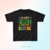 Happy First Day of School Kids Tee, Fun Boys Girls T-Shirt, Back to School Outfit