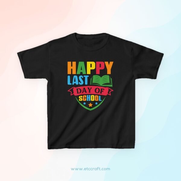 Kids Last Day of School Tee - Fun Cotton Shirt, Back to School Gift, Summer Celebration Shirt, Teacher Appreciation, Kids Clothing